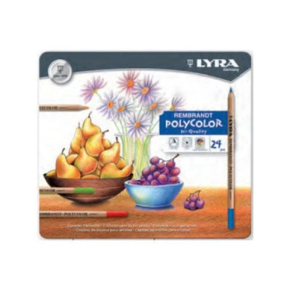 Lyra Rembrandt Polycolor Kuru Boya 24 Renk ürün görseli 1