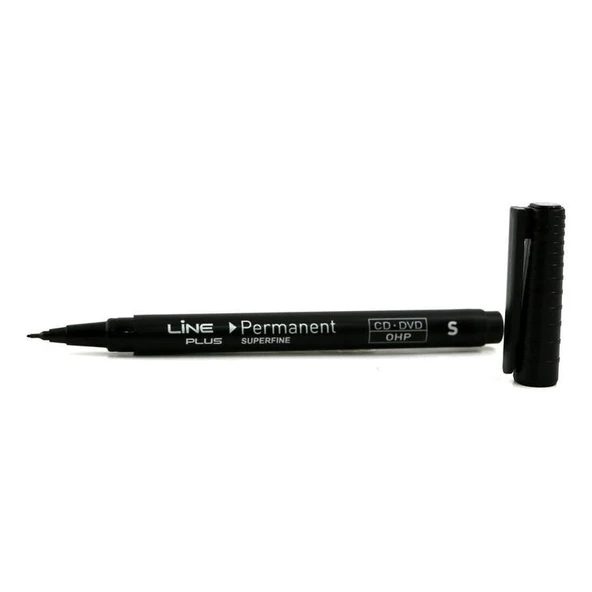 Lineplus Permanent OHP Marker Siyah S Uç Asetat Kalemi ürün görseli 1