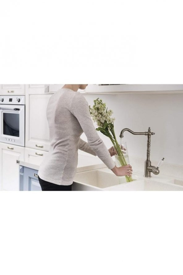 Verona A4215406 Eviye Bataryası, Saten Krom ürün görseli 1