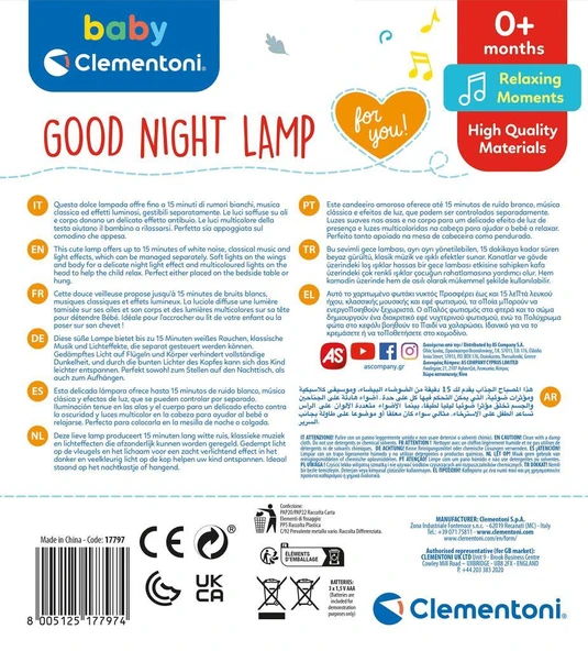 Baby Clementoni - Gece Lambası Ateş Böceği  17797 - Resim 5