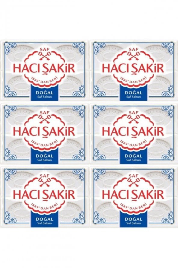 Hacı Şakir Doğal Kalıp Sabun 600 gr 6 Adet ürün görseli 1