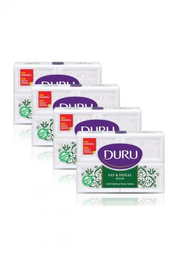 Duru Saf & Doğal Kalıp Sabun Klasik 600 Gr 4lü Set ürün görseli 1