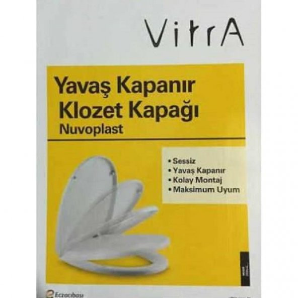 Vitra Yavaş Kapanır Ses-yok Klozet Kapağı model 2 121-003-909 ürün görseli 1