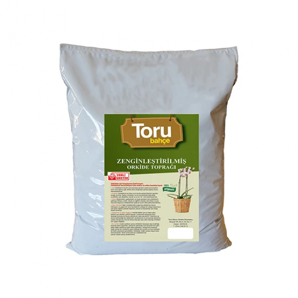 TORUBAHCE ORKİDE SAKSI TOPRAĞI ZENGİNLEŞTİRİLMİŞ 3 lt ürün görseli 1