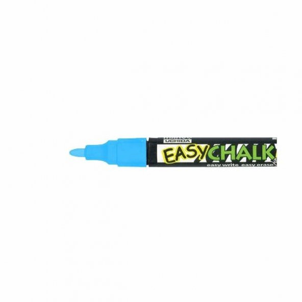 Marvy Easy Chalk Marker Sıvı Tebeşir Kalemi FOSFORLU MAVİ ürün görseli 1