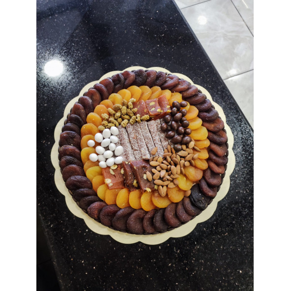 Öz Altın Kayısı 30 Cm Katlı Hediyelik Paket ürün görseli 1