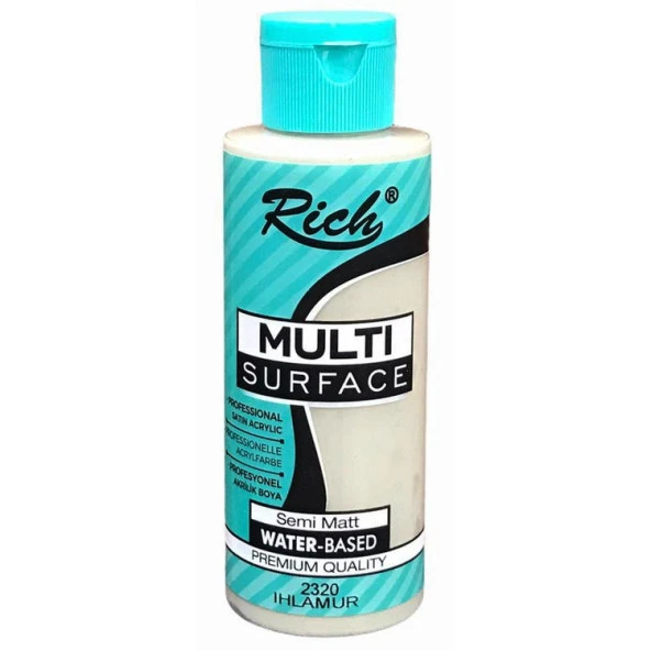 Rich Multi Surface Her Yüzey İçin Akrilik Boya 120 cc. 2320 IHLAMUR ürün görseli 1