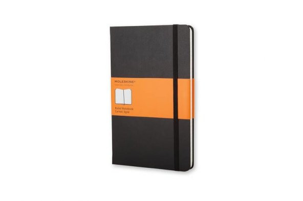Moleskine Sert Kapak Çizgili Defter Cep Boy 9x14 cm 192 Sayfa Siyah ürün görseli 1