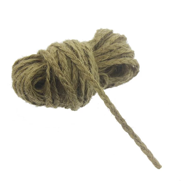 0,5cm X 10metre Örgü Hasır Jüt Kurdela İp ürün görseli 1