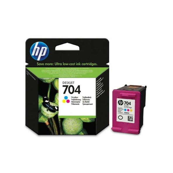 HP Mürekkep Kartuş Orj. No:704 Renkli ürün görseli 1
