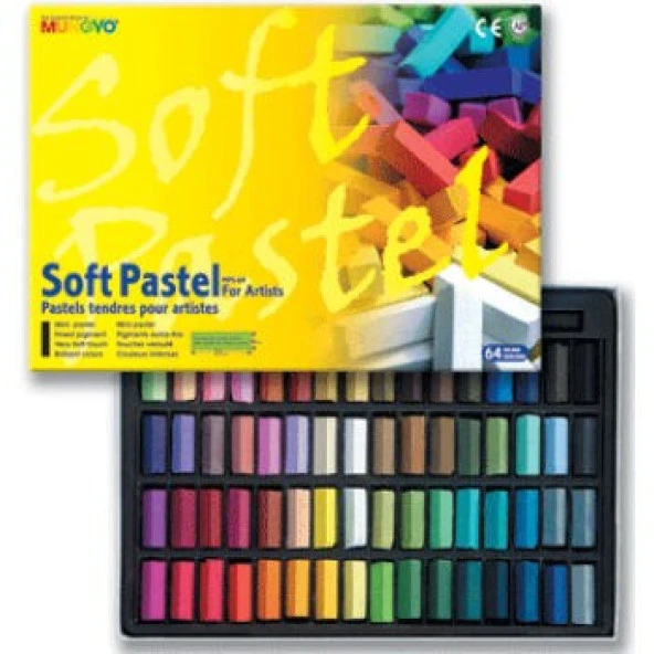 Mungyo Gallery Artists Soft Pastel 64 Renk Yarım Boy ürün görseli 1