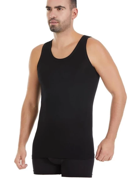 YILDIZ 316 ERKEK BAMBU ASKILI ATLET TEKLİ ürün görseli 1