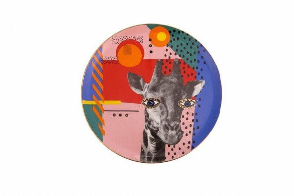 Porland Wild Life Giraffe Düz Tabak 28 cm 04ALM005132 ürün görseli 1