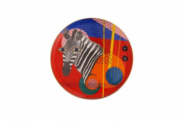 Porland Wild Life Zebra Düz Tabak 28 cm 04ALM005136 ürün görseli 1