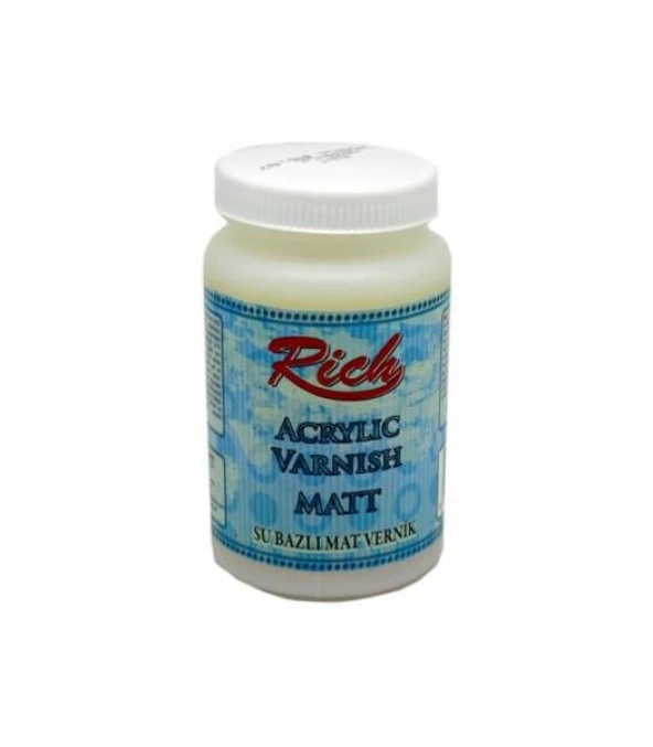 Rich Su Bazlı Vernik MAT (Matt Acrylic Varnish) 250 cc. ürün görseli 1