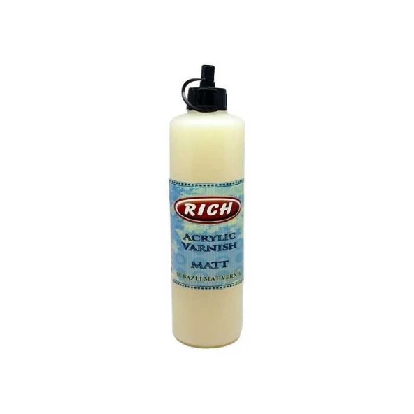 Rich Su Bazlı Vernik MAT (Matt Acrylic Varnish) 500 cc. ürün görseli 1