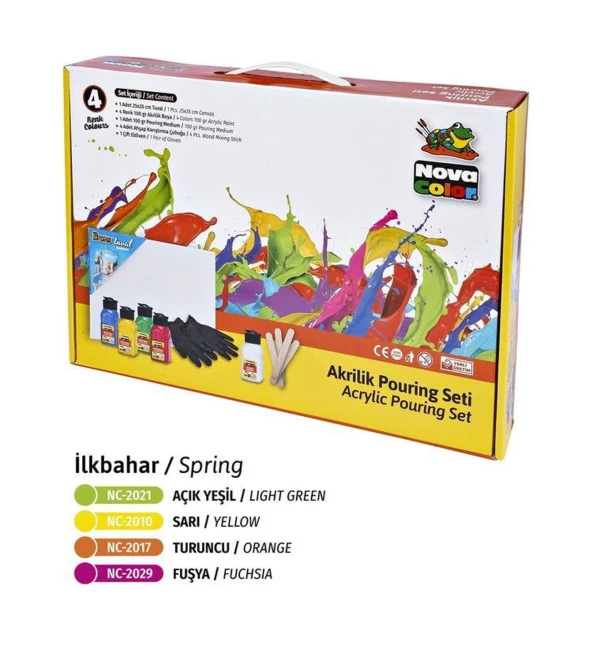 Nova Color Akrilik Pouring Set İLKBAHAR ürün görseli 1