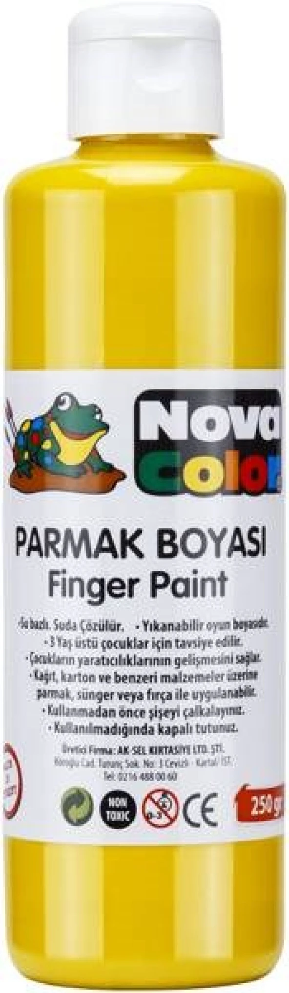 Nova Color Parmak Boyası 250 gr. SARI ürün görseli 1