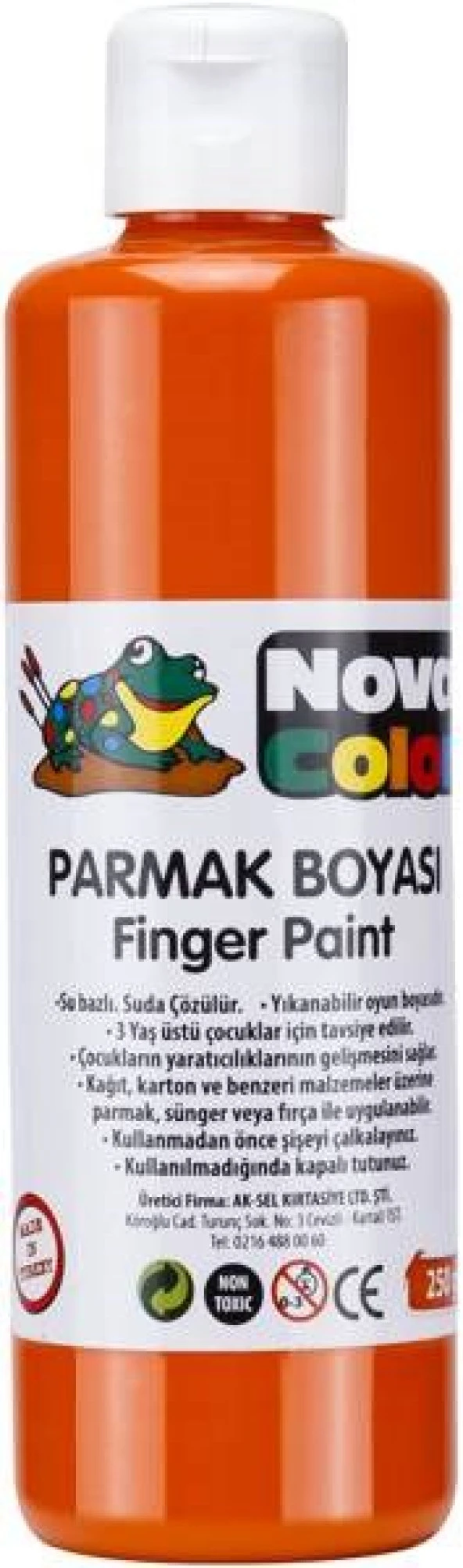 Nova Color Parmak Boyası 250 gr. TURUNCU ürün görseli 1
