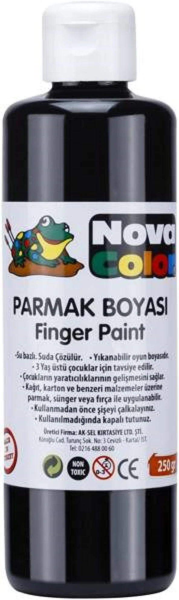 Nova Color Parmak Boyası 250 gr. SİYAH ürün görseli 1