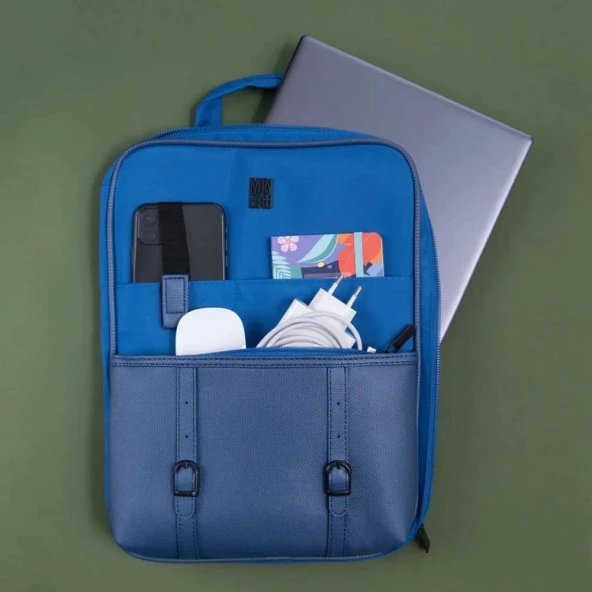 Minbag XXL Aspen Laptop ve Tablet Çantası 17 Inch LACİVERT ürün görseli 1