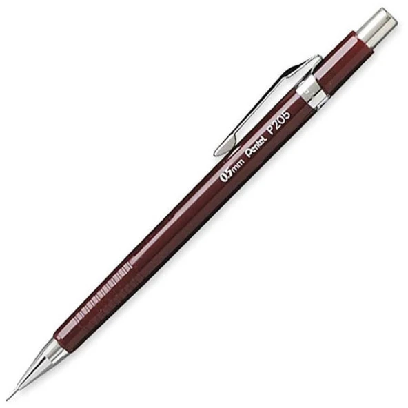 Pentel P205 Versatil Kalem 0.5 mm Kırmızı P205-B ürün görseli 1