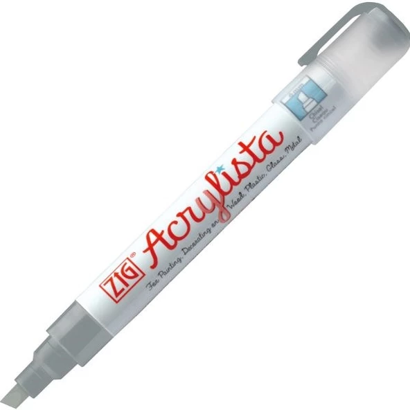 Zig Acrylista Marker Akrilik Boyama Kalemi 6 mm Kesik Uç SLATE GRAY ürün görseli 1