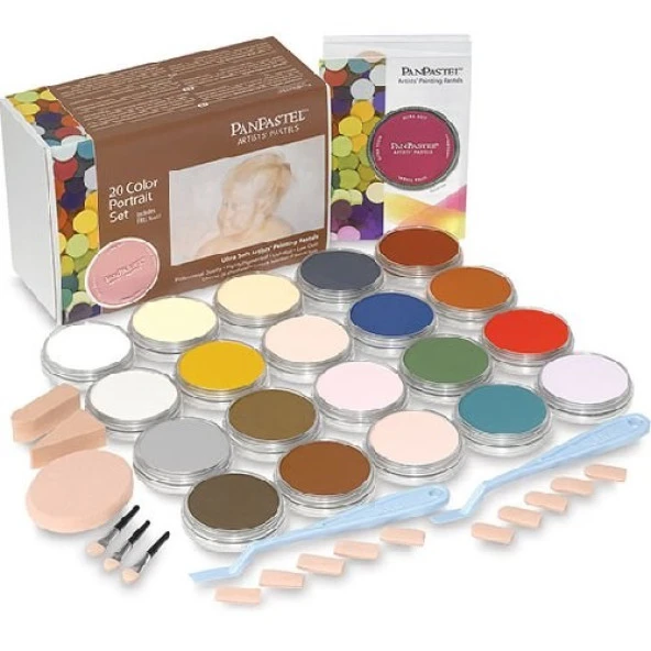 PanPastel Ultra Soft Pastel Boya Portrait Set 20 Renk Portre Tonları ürün görseli 1