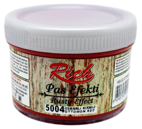 Rich Pas Efekti (Rusty Effect) 150 cc. 5004 OSMANLI KIRMIZI ürün görseli 1
