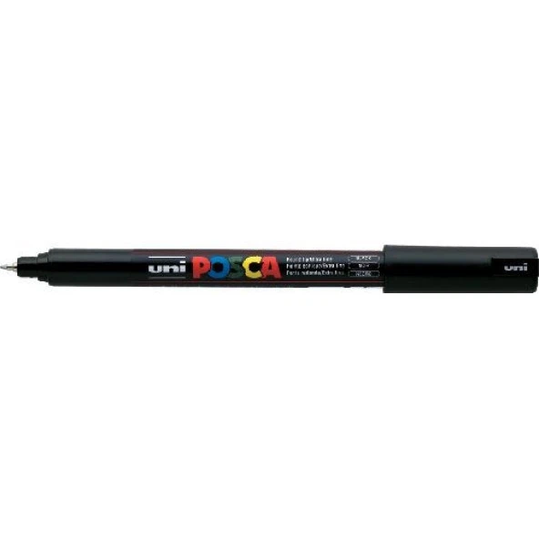 Uni Posca PC-1MR Boyama Markörü 0.7 mm SİYAH ürün görseli 1