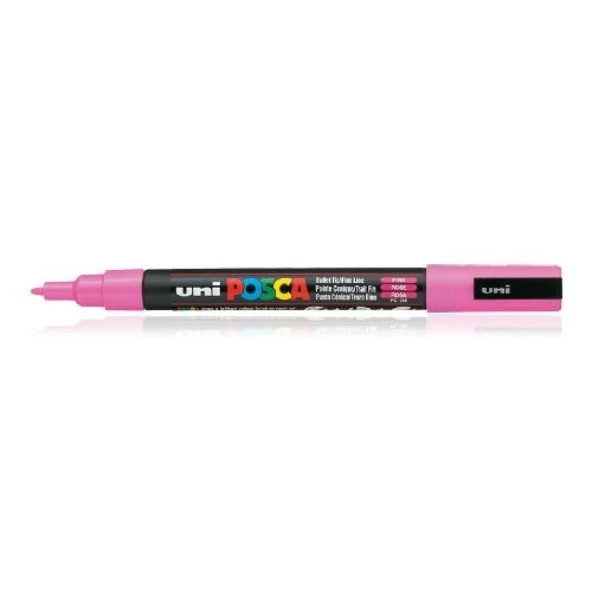 Uni Posca PC-3M Boyama Markörü 0.9-1.3 mm PEMBE ürün görseli 1