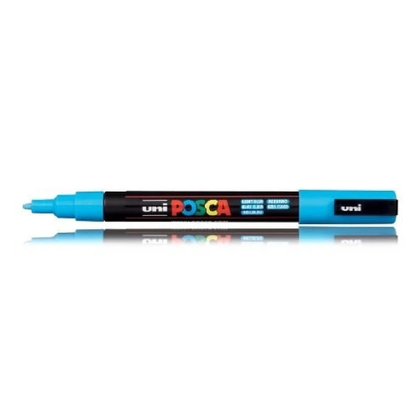 Uni Posca PC-3M Boyama Markörü 0.9-1.3 mm AÇIK MAVİ ürün görseli 1