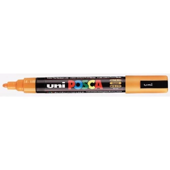 Uni Posca PC-5M Boyama Markörü 1.8-2.5 mm PARLAK SARI ürün görseli 1