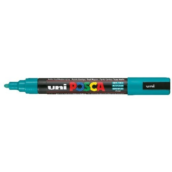 Uni Posca PC-5M Boyama Markörü 1.8-2.5 mm ZÜMRÜT YEŞİLİ ürün görseli 1