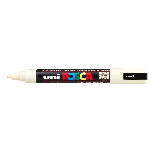 Uni Posca PC-5M Boyama Markörü 1.8-2.5 mm FİLDİŞİ ürün görseli 1