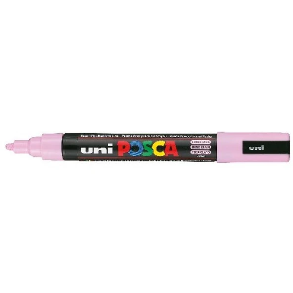 Uni Posca PC-5M Boyama Markörü 1.8-2.5 mm AÇIK PEMBE ürün görseli 1