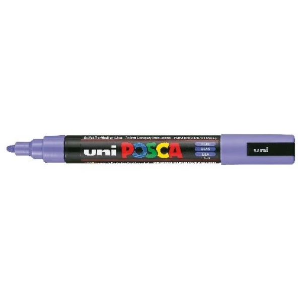 Uni Posca PC-5M Boyama Markörü 1.8-2.5 mm LİLA ürün görseli 1