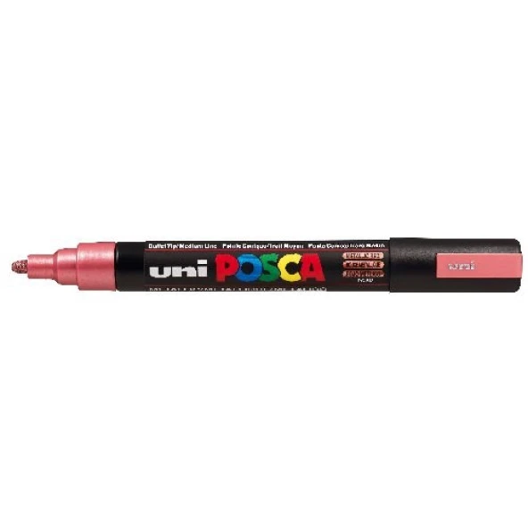 Uni Posca PC-5M Boyama Markörü 1.8-2.5 mm METALİK KIRMIZI ürün görseli 1