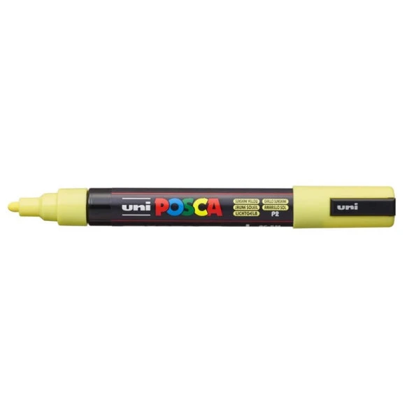 Uni Posca PC-5M Boyama Markörü 1.8-2.5 mm GÜNEŞ SARISI ürün görseli 1