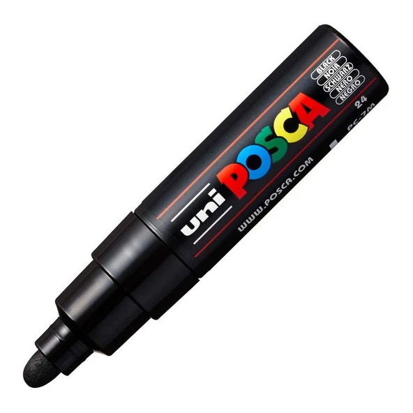 Uni Posca PC-7M Boyama Markörü 4.5-5.5 mm Siyah ürün görseli 1