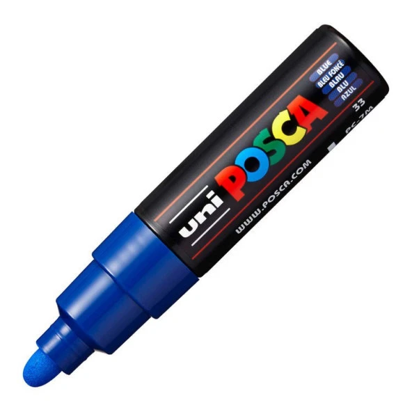 Uni Posca PC-7M Boyama Markörü 4.5-5.5 mm Mavi ürün görseli 1