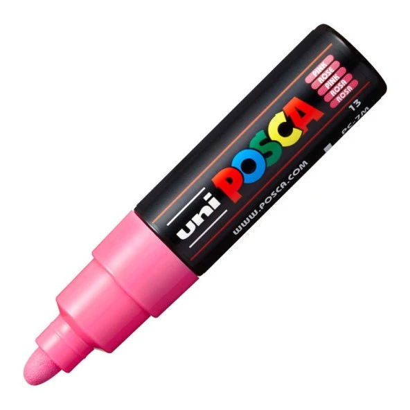 Uni Posca PC-7M Boyama Markörü 4.5-5.5 mm Pembe ürün görseli 1