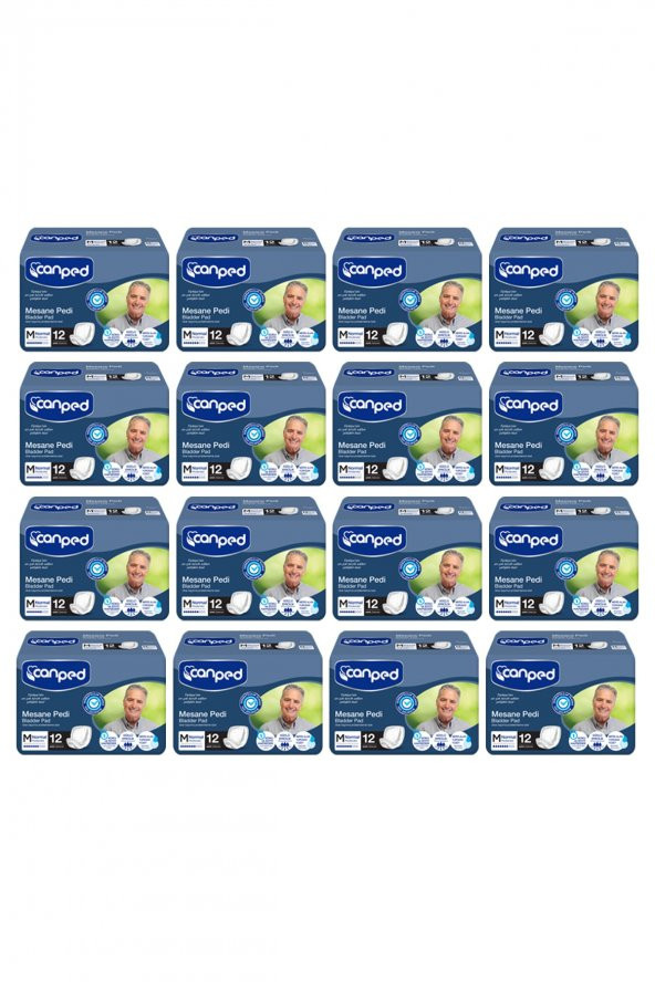 Canped Mesane Pedi Klasik 12' Li M-orta Erkek 16 Paket ürün görseli 1