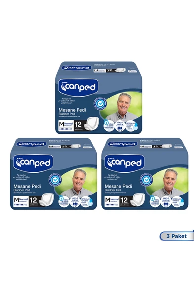 Canped Mesane Pedi Erkek 12 Li X 3 Adet ürün görseli 1