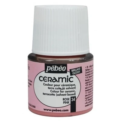 Pebeo Ceramic Seramik Boyası 34 Pink ürün görseli 1