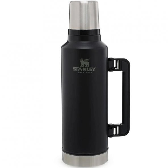 Stanley 10-07934-004 Klasik Vakumlu 1.9 Litre Çelik Termos - Siyah ürün görseli 1