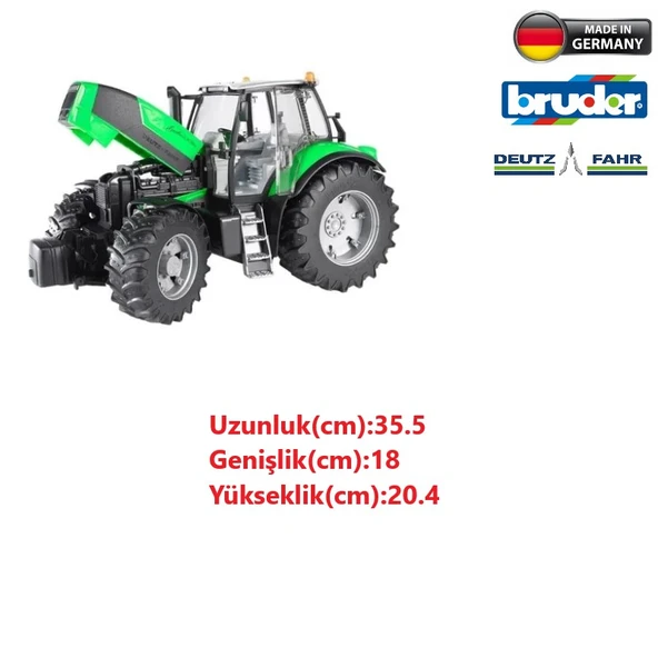 Bruder Deutz Agrotron X720 Traktör Oyuncak - Resim 2