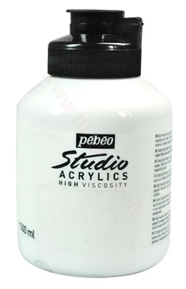 Pebeo Studio Akrilik Boya 500 ml 11 Titanium White ürün görseli 1