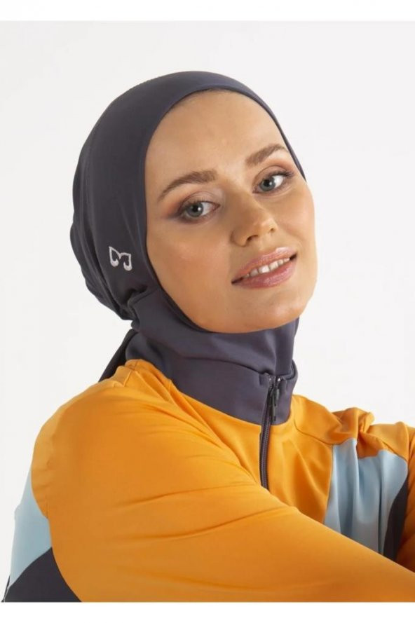 Mayovera  Antrasit Logo Tasarım Bone - Resim 7