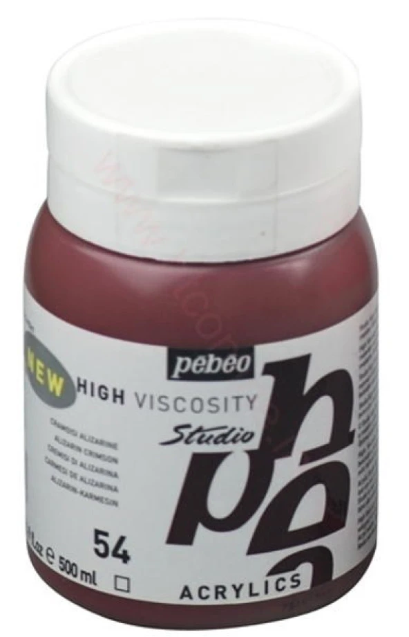 Pebeo Studio Akrilik Boya 500 ml 54 Alizarin Crimson ürün görseli 1